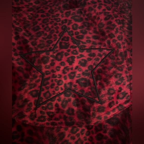 Fuzzy animal print pants tunnel vision 5x - Picture 4 of 7